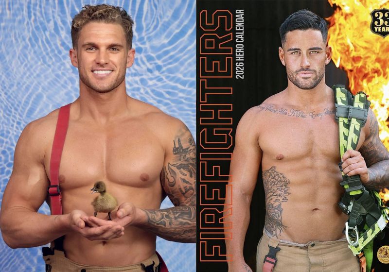 Calendário dos Bombeiros Australianos 2026 é lançado com temas variados e solidários Calendário dos Bombeiros Australianos 2026 apresenta cinco edições diversificadas - Fotos: Australian Firefighters Calendar