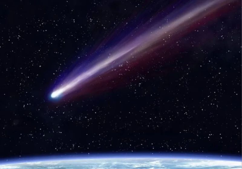O cometa Lemmon poderá ser visto no brasil neste sábado, 25 de outubro. Aproveite porque ele só vai passar de novo daqui a 1,3 mil anos. - Foto: : depositphotos.com / paulfleet