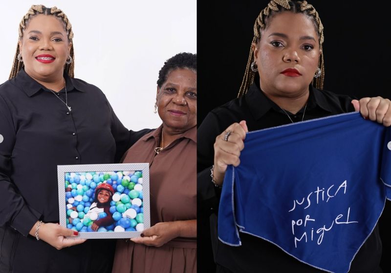 Mirtes, mãe do menino Miguel Otávio, se forma em Direito e quer fazer justiça para outras famílias. O garoto morreu ao cair de um prédio no Recife em 2020. - Fotos: reprodução/Instagram