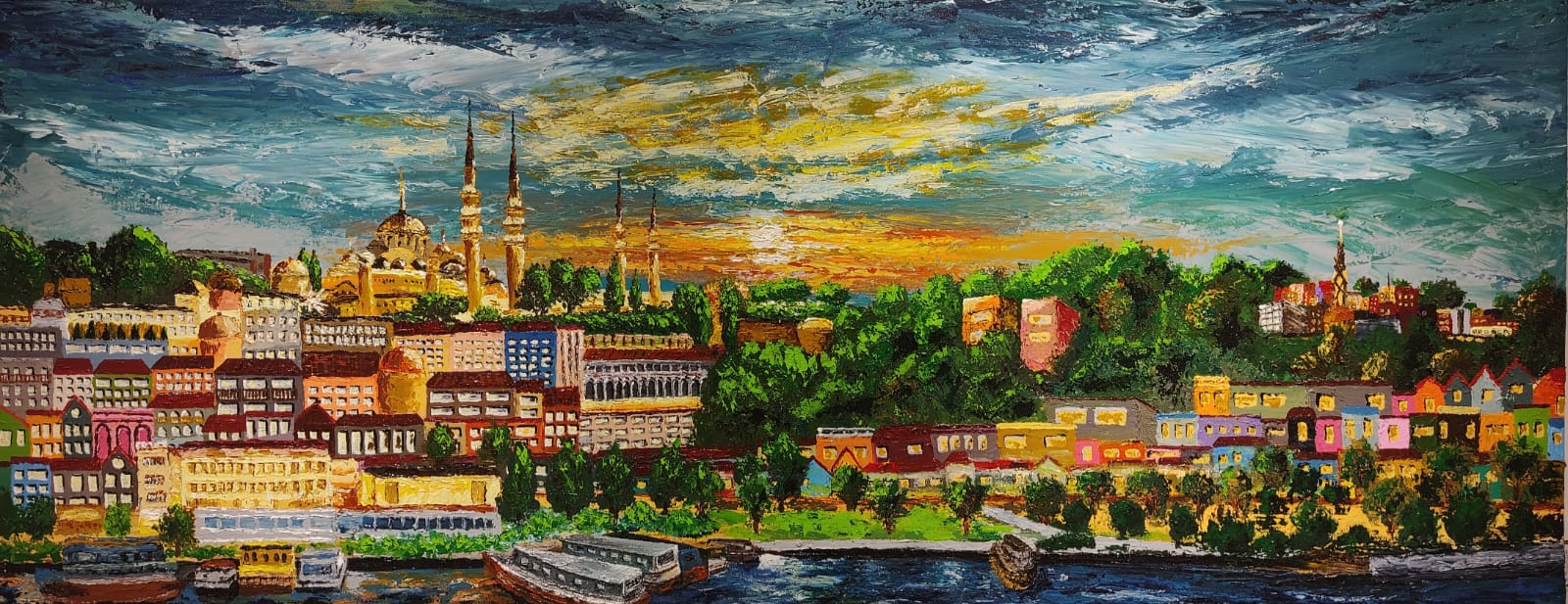 Uma das obras do O artista plástico Clayton Faber. - Foto: arquivo pessoal