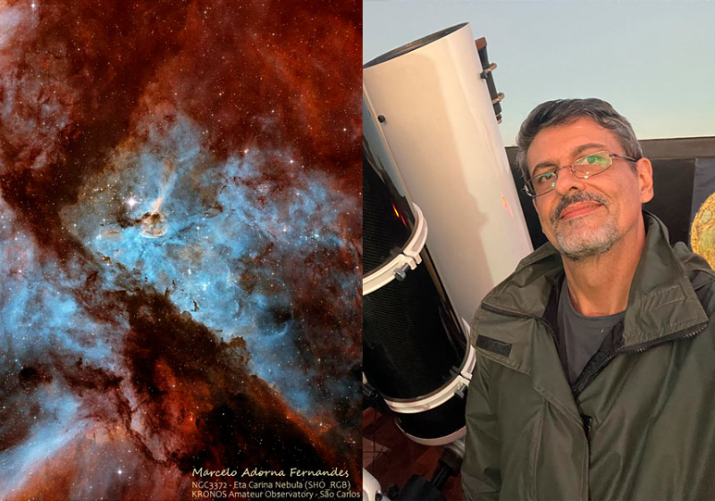Marcelo Fernandes ganhou o prêmio de melhor fotógrafo de astronomia do mundo - Foto: Marcelo Fernandes