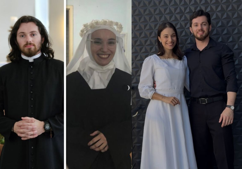 O amor proibido entre um jovem seminarista e uma carmelita fez os dois abandonarem a igreja e se casarem em Santa Catarina. - Foto: reprodução Instagram