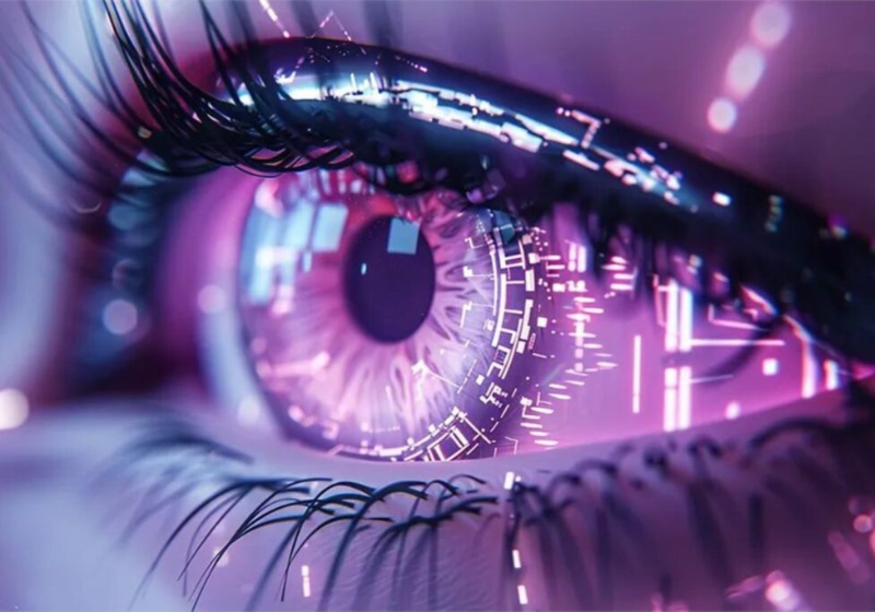 O chip devolve a visão através de micro câmeras . Ele tem apenas 2 milimetros e os testes tiveram ótimos resultaados - Foto: VanRijmenam