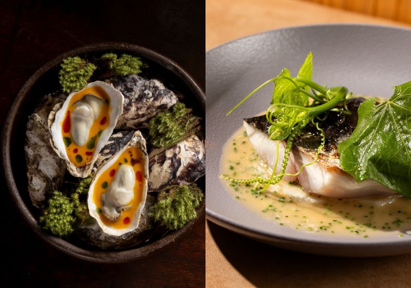 O Origem, de Salvador (esq), e o Kotori, de São Paulo, são dois brasileiros no topo do ranking dos 100 melhores restaurantes da América Latina. - Fotos: reprodução/Instagram