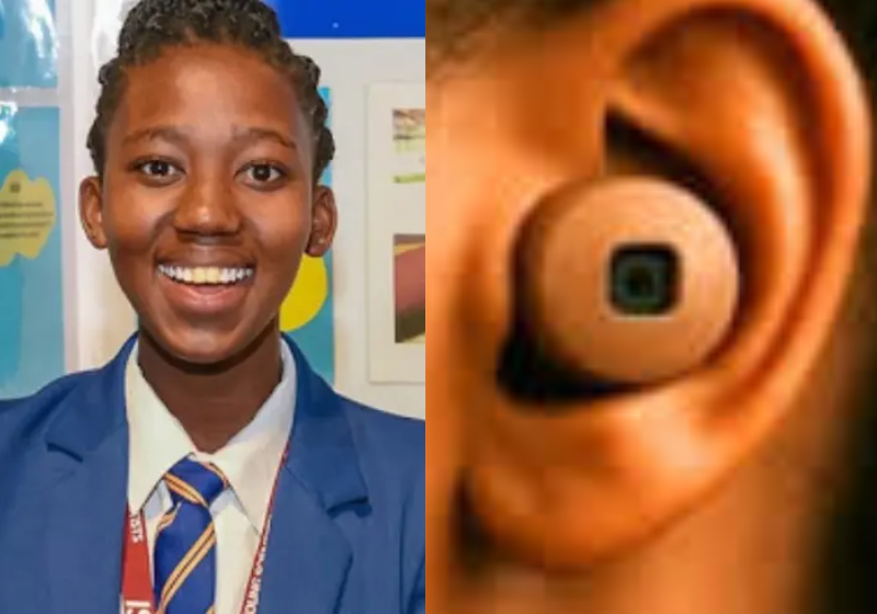 A adolescente criou um fone de ouvido inteligente, que avisa a polícia sobre violência contra mulheres - Foto: divulgação