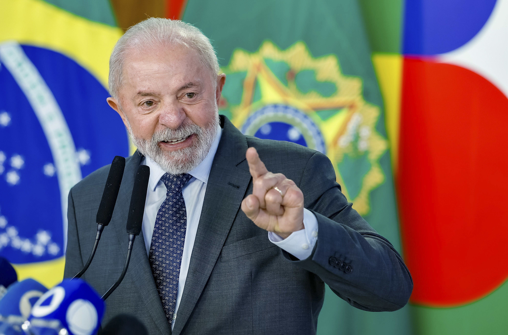 Lula comemorou a assinatura do acordo - Foto: reprodução