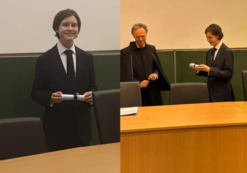 Garoto prodígio, Laurent concluiu o doutorado e agora que estudar sobre longevidade humana - Foto: Instagram