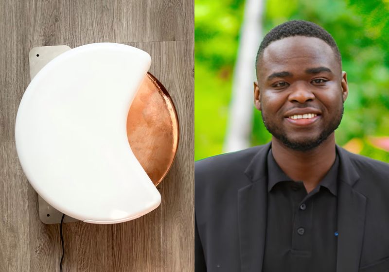 A maçaneta autodesinfetante criada pelo estudante Rayvon Stewart consegue matar até 99,9% dos patógenos para reduzir infecções em hospitais. - Fotos: Rayvon Stewart