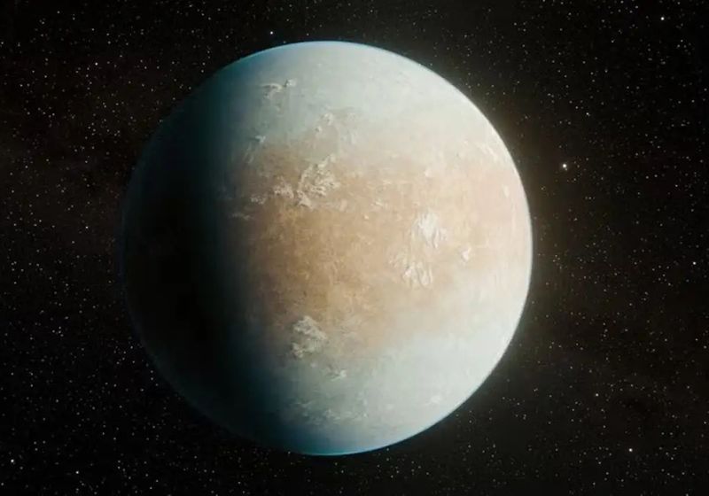 A Nasa informou que o novo planeta seria parecido Terra e poderia ter água líquida, porém pode ser mais frio do que Marte. - Foto: Nasa