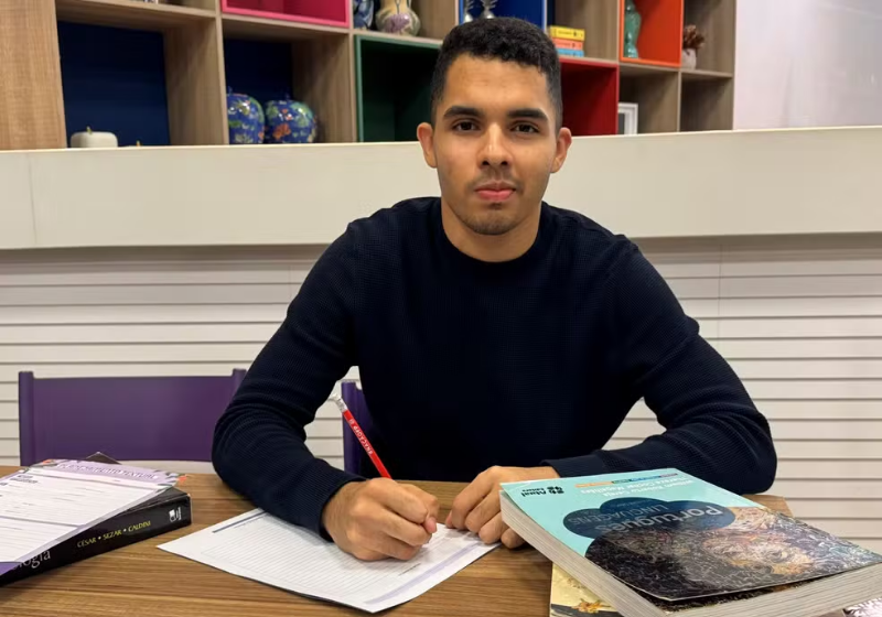 Wellington é um estudante de 19 anos e conseguiu gabaritar a redação do Enem - Foto: arquivo pessoal