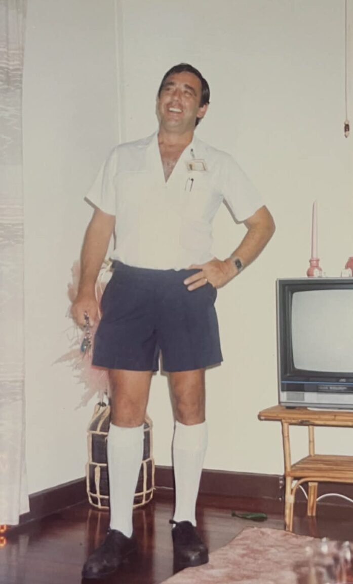 Peter Gould, quando era mais jovem. - Foto via Amanda Gould / SWNS