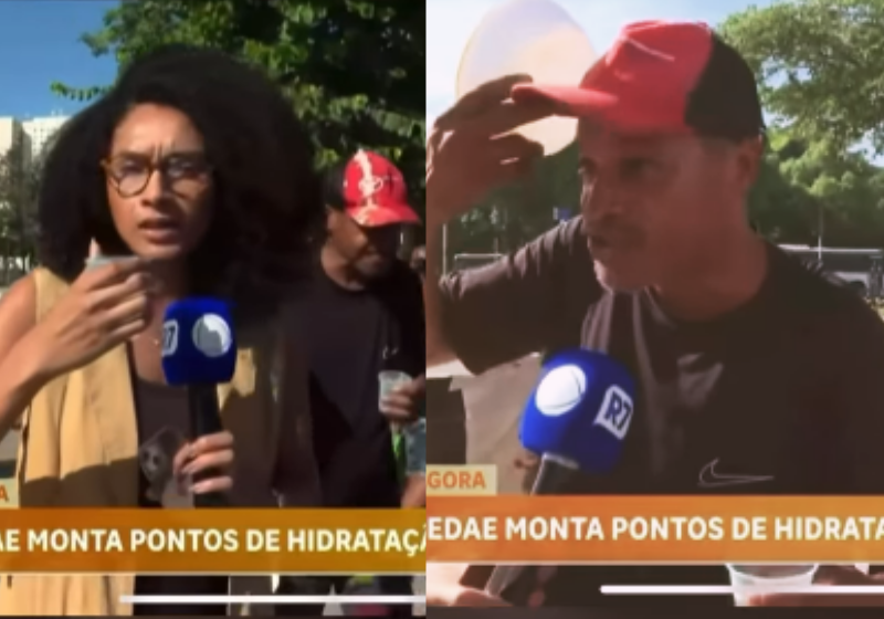 Durante uma transmissão ao vivo, um homem emocionou o país ao comemorar a aposentadoria. Ele vai sair das ruas graças ao benefício. - Foto: redes sociais