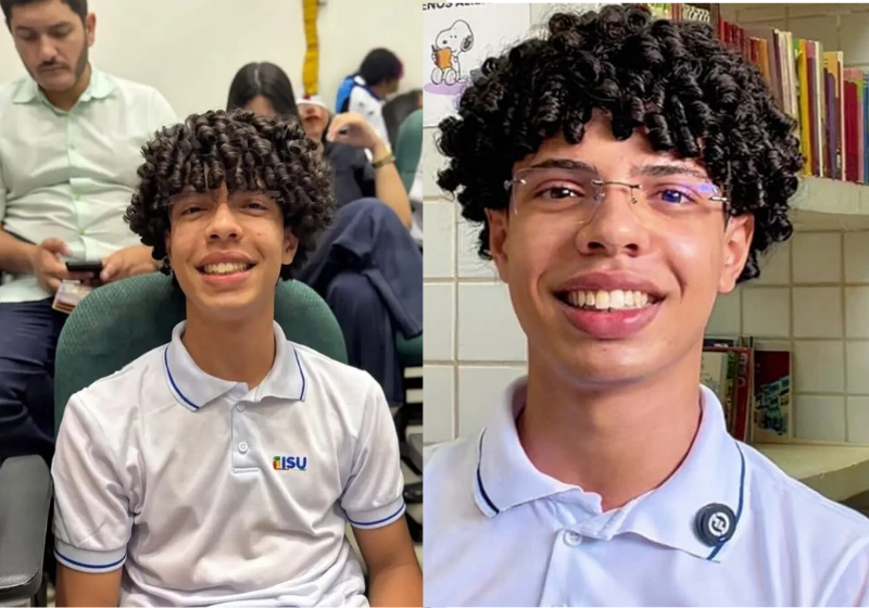 Filho de merendeira, Rian estudou em escolas públicas e agora é aprovado em Medicina - Foto: arquivo pessoal