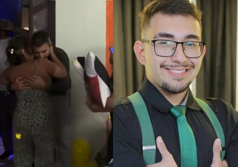 Roberto está em casa! O jovem ficou internado após se perder por cinco dias no Pico Paraná - Foto: redes sociais