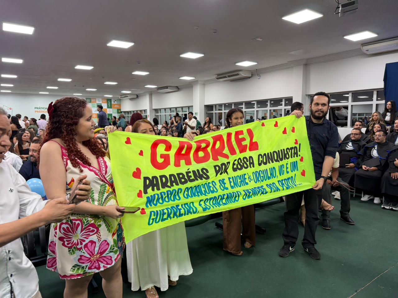 Gabriel ganhou apoio de familiares e amigos - Foto: arquivo pessoal