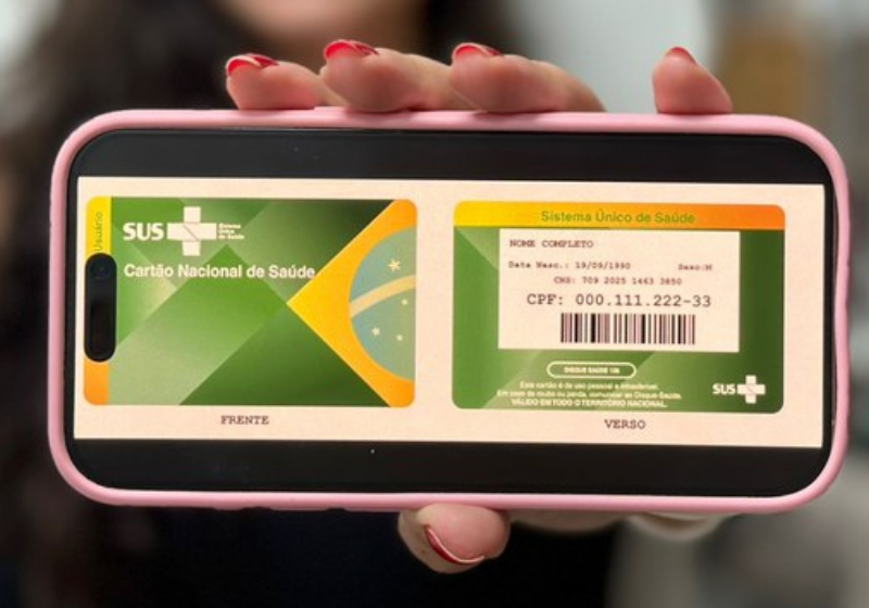 O CPF agora será o número de identificação da carteirinha do SUS, publicou o Ministério da Saúde - Foto: divulgação/MS