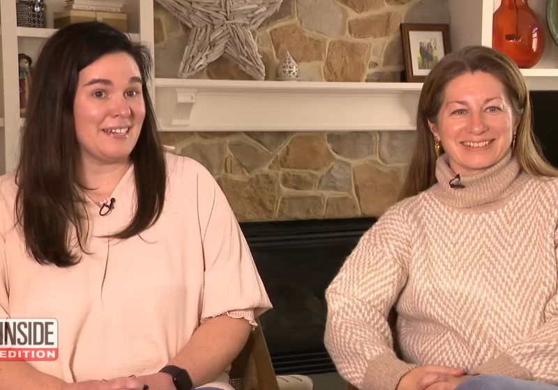 Magan descobriu que amiga de infância Suzanne foi a mesma que fez o parto dos filhos dela, depois que a mãe entregou cartas que guardava em casa, na Pensilvânia (EUA). - Foto: Inside Edition