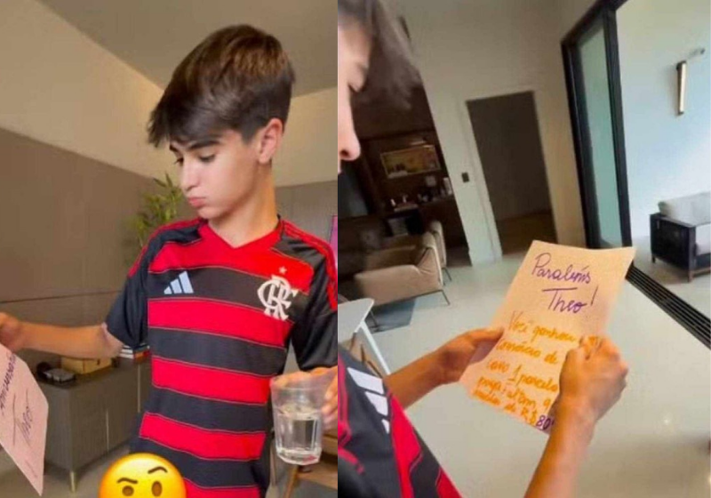 Uma mãe deu um consórcio de carro de presente para o filho, que completou 15 anos - Foto: redes sociais