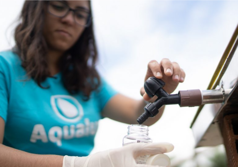 Uma brasileira criou um sistema que transforma água de cisterna em água potável. Agora ela foi reconhecida pela ONU - Foto: reprodução Instagram