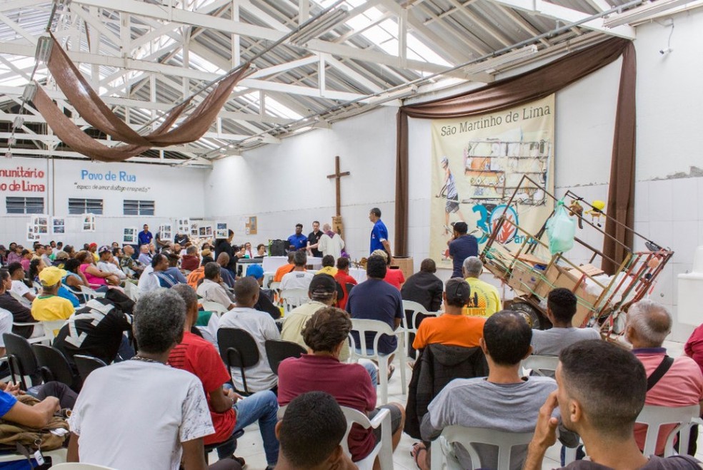 Núcleo de Convivência Centro Comunitário São Martinho de Lima em 2020 — Foto: Divulgação/Prefeitura de SP