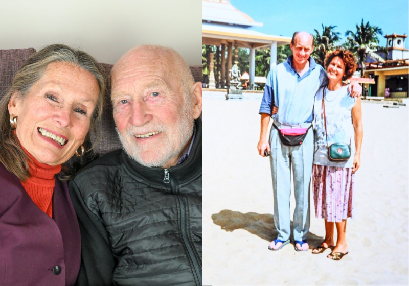 O casal está viajando pelo mundo desde os anos 60 e hoje somam mais de 95 países visitados. - Foto: Emma Trimble / SWNS