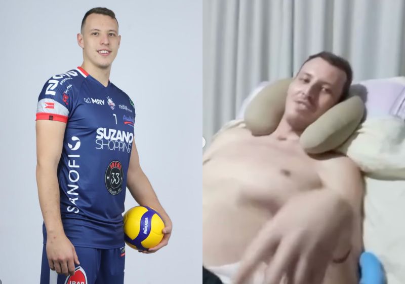 William, o jogador de vôlei de 27 anos do Paraná que ficou tetraplégico, voltou a mexer o braço 9 dias após receber a polilaminina. - Fotos: Instagram