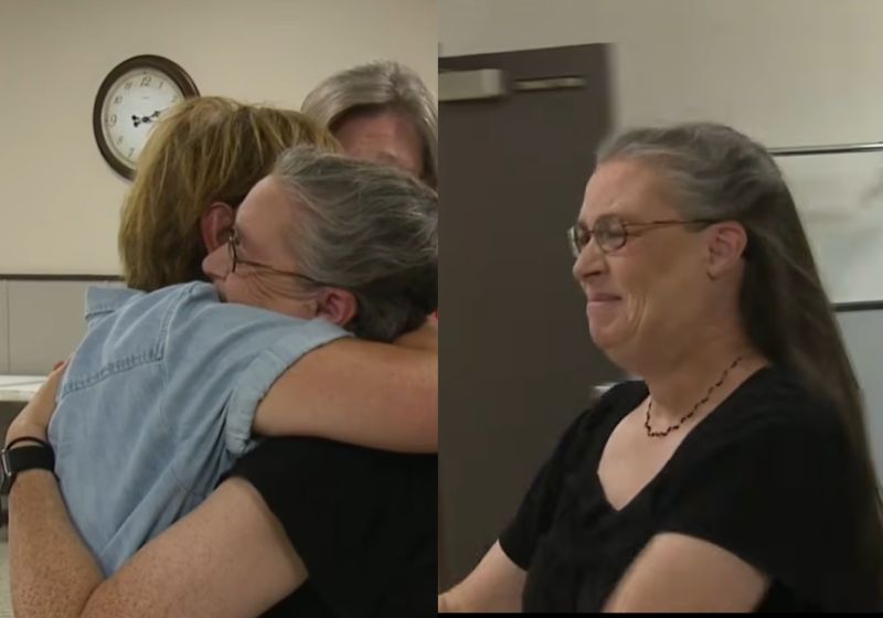 53 anos depois, Pearl conheceu as duas mulheres que a resgataram quando era bebê e foi abandonada em um carrinho de supermercado em Ohio, EUA. - Fotos: reprodução/news5cleveland.com