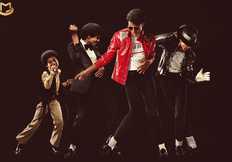 As quatro fases de Michael Jackson no filme. Ingressos esgotaram já na pré-venda nos Estados Unidos. Estreia será em Abril - Foto: MJVibe