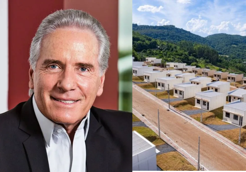 O empresário Roberto Justus anunciou que vai construir 5 mil casas em Campo Grande - Foto: reprodução