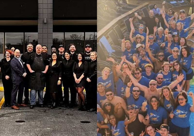 Os donos de um restaurante deram férias coletivas e levaram os funcionários para um cruzeiro nas Bahamas - Foto: Adam Gonzales