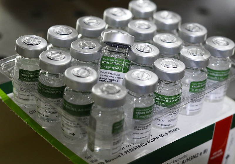 A campanha de vacinação contra gripe no DF iniciou nesta quarta-feira, 25 - Foto: Matheus Oliveira/Agência Saúde DF