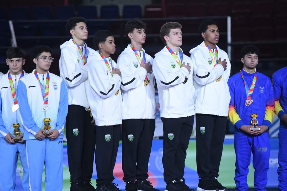 Os meninos de ouro do Brasil na Ginástica Artistica no Panamá. - Foto: @upagpagu
