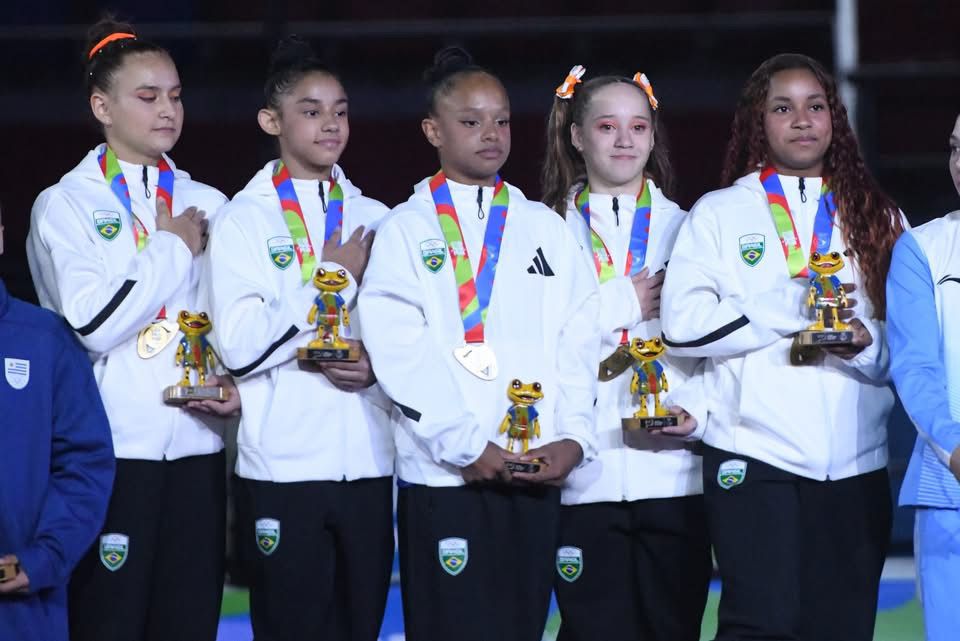 As meninas do Brasil que conquistaram ouro no Panamá. - Foto: @upagpagu