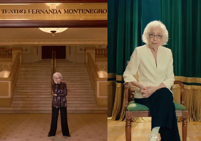 A cerimônia que mudou o nome do Teatro Copacabana Palace para Teatro Fernanda Montenegro foi nesta quarta, 1º, no Rio de Janeiro. - Fotos: reprodução/Instagram