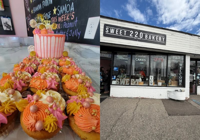 Olha alguns dos cupcakes artesanais que a padaria que estava quase falida faz. O vídeo fez as vendas crescerem. - Fotos: Sweet 220 