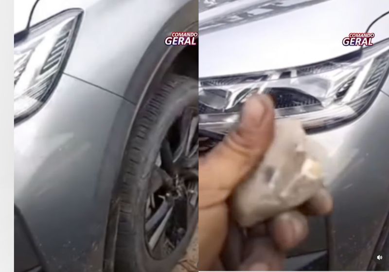 Jorge, o mecânico honesto, achou uma pedra na roda do carro e não cobrou pelo serviço. Por gratidão, o dono da SUV deu R$ 200 de caixinha, no MA. - Fotos: reprodução/ Instagram / ComandoGeral