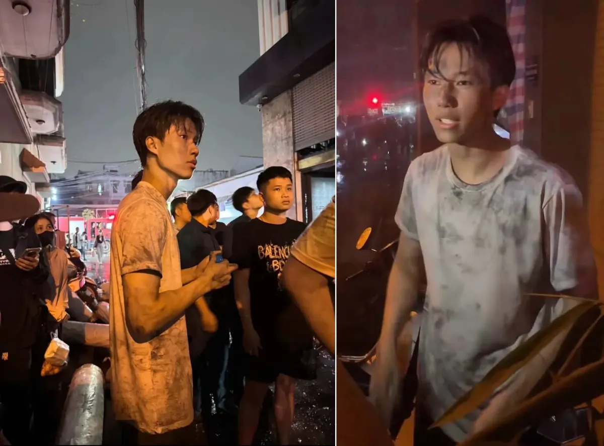 Tu, o jovem herói que salvou 7 pessoas de um incêndio e escondeu isso da mãe, recebeu medalha de Jovem Valente, do governo do Vietnã. - Foto: Nguyen Le Tu