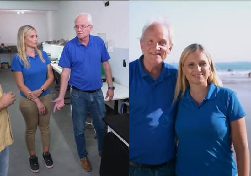 Pai e filha conseguiram criar um equipamento que transforma água salgada em água potável. - Foto: PEGN