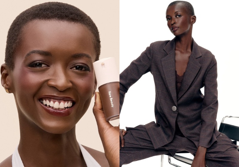 A maranhense Amira Pinheiro, de 23 anos, é a única brasileira escolhida para participar da nova campanha da marca de Selena Gomez. - Fotos: divulgação