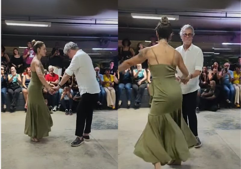 O dançarino Carlinhos de Jesus voltou a dançar após recuperar os movimentos. Ele está em tratamento de uma doença denegerativa. - Foto: redes sociais