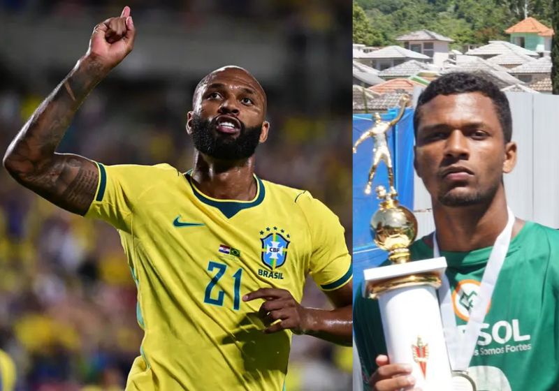 O atacante Igor Thiago, que cresceu em Brasília, disse que estar na Seleção Brasileira para a Copa do Mundo é a maior realização da vida dele. - Fotos: Julio Aguilar / Getty Images /AFP/ Arquivo