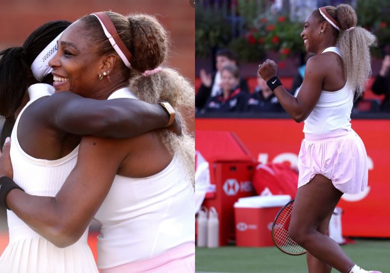 Após 4 anos afastada das quadras Serena Williams mostrou que está em forma e com saque poderoso, aos 44 anos idade idade. - Fotos: reprodução/ Instagram / @serenawilliams