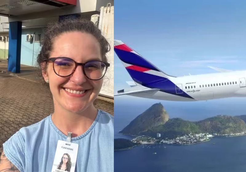 Carolina Torres é o nome da médica que salvou uma passageira que teve parada cardíaca durante um voo da Latam que ia de SP para o RJ.- Foto: Carolina Rossignolo Torres/Arquivo pessoal