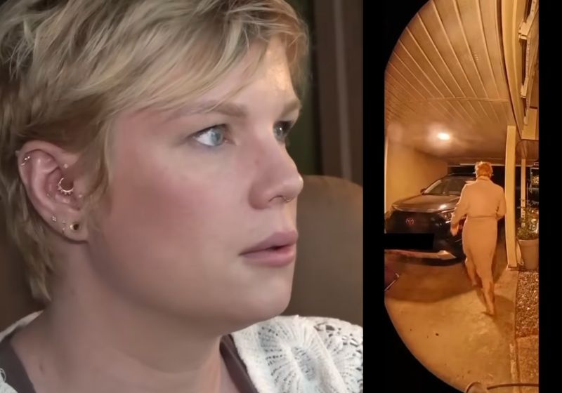 Amy é o nome da mulher que salva o vizinho que teve um ataque cardíaco de madrugada. O filho dele de 12 anos pediu socorro na casa dela às 3h da madrugada. - Fotos: reprodução / CHEK Media