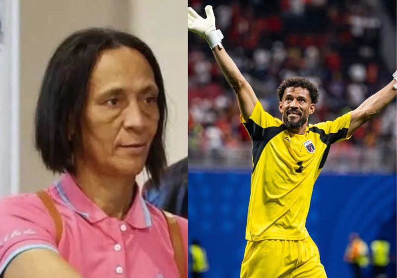 A mãe do goleiro Vozinha já está nos EUA e vai assistir a partida do filho defendendo Cabo Verde contra o Uruguai neste domingo, 21. - Fotos: Len Jie / Global Times / Getty Images