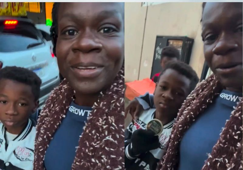Lilian, a mãe solo do RN, comemora medalha de matemática do filho Samuel. Ela caminha 3km por dia para garantir educação melhor aos três filhos. - Fotos: reprodução/ Instagram/ @lilianmaede3meninos