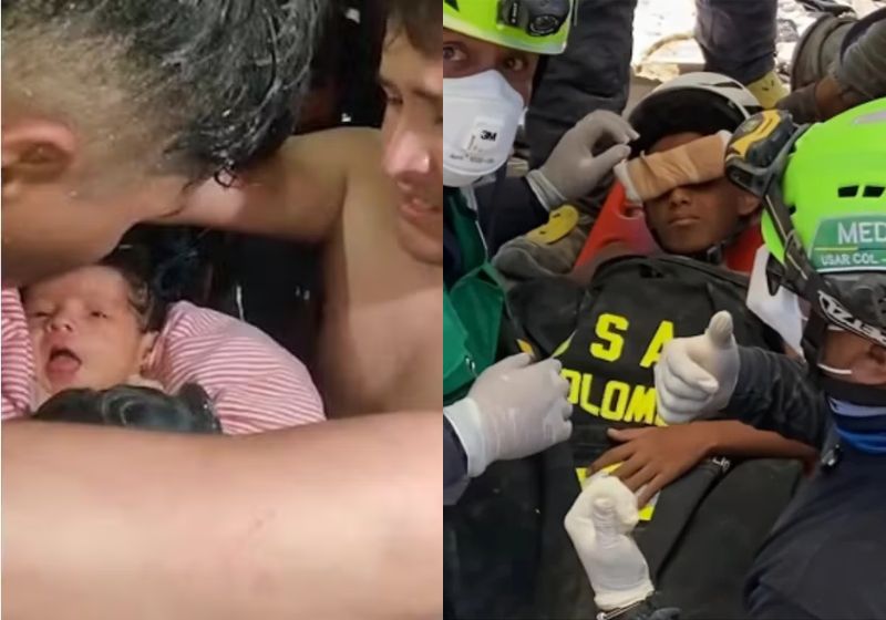 As esquipes de resgates do terremoto duplo na Venezuela correm contra o tempo. Há pessoas soterradas há dias. - Fotos: reprodução/ @informate_venezuela
