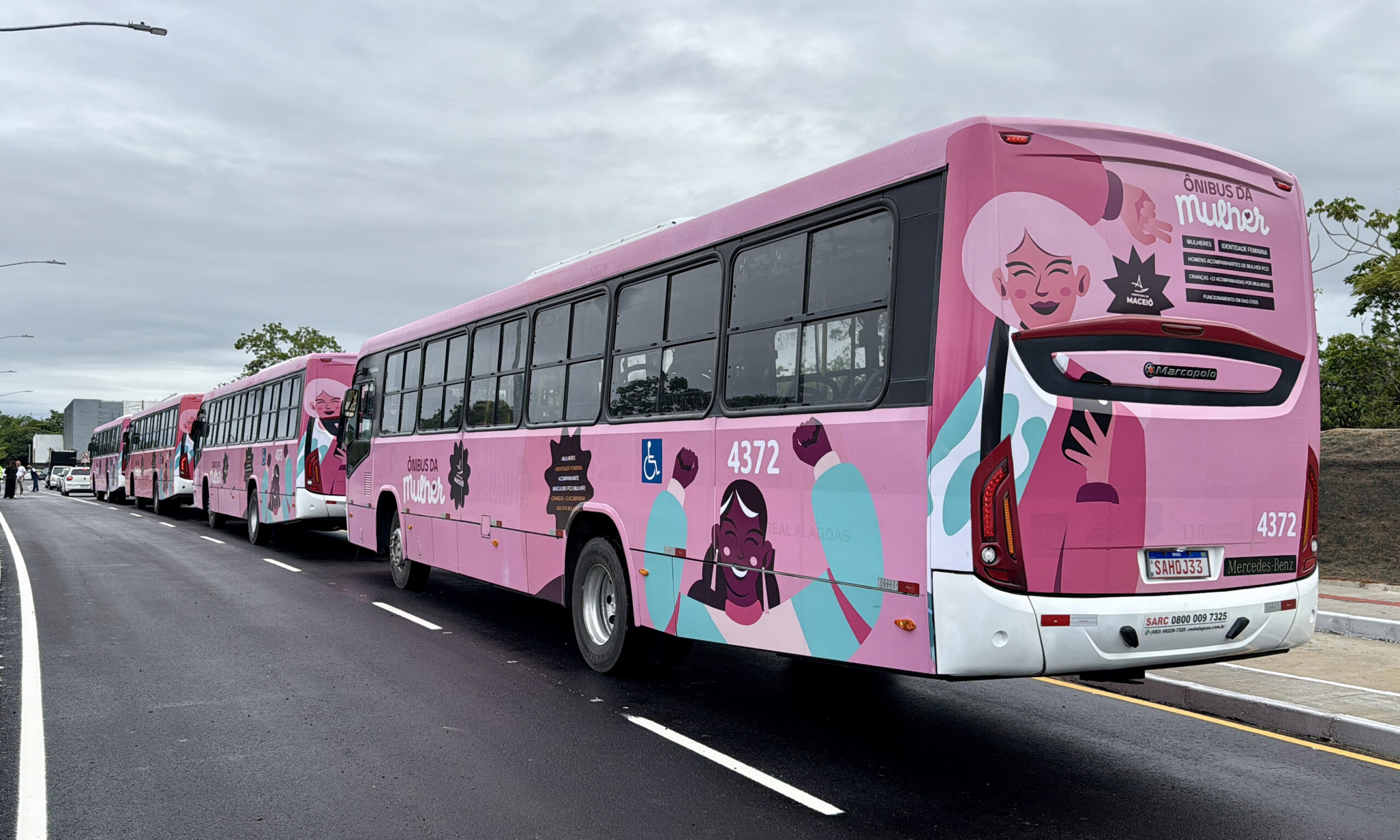 As passagens do ônibus exclusivos para mulheres têm o mesmo valor dos ônibus comuns. - Foto: Ascom DMTT