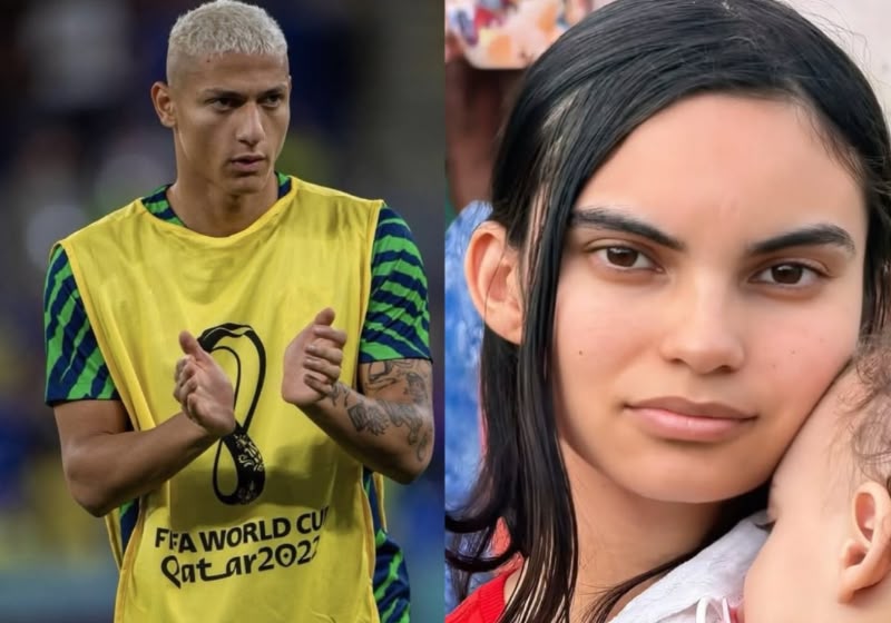 Richarlison doa R$ 60 mil para custear o tratamento da bebê Isadora Rocha dos Santos, de 1 ano e 9 meses, de Alagoas. para que ela volte a enxergar. - Foto: Reprodução/Instagram @richarlison
