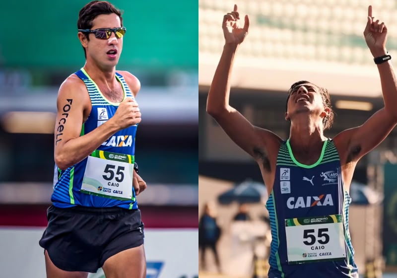 Caio Bonfim vence o Troféu Brasil, ganha ouro, quebra recorde sul-americano e lidera o ranking mundial. Foto: Reprodução/ Instagram/ @caiobonfims
